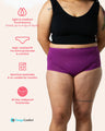 Free 5 pack of High-Waist LeakProof Panties Assorted Colors (30 day perfect fit guarantee)