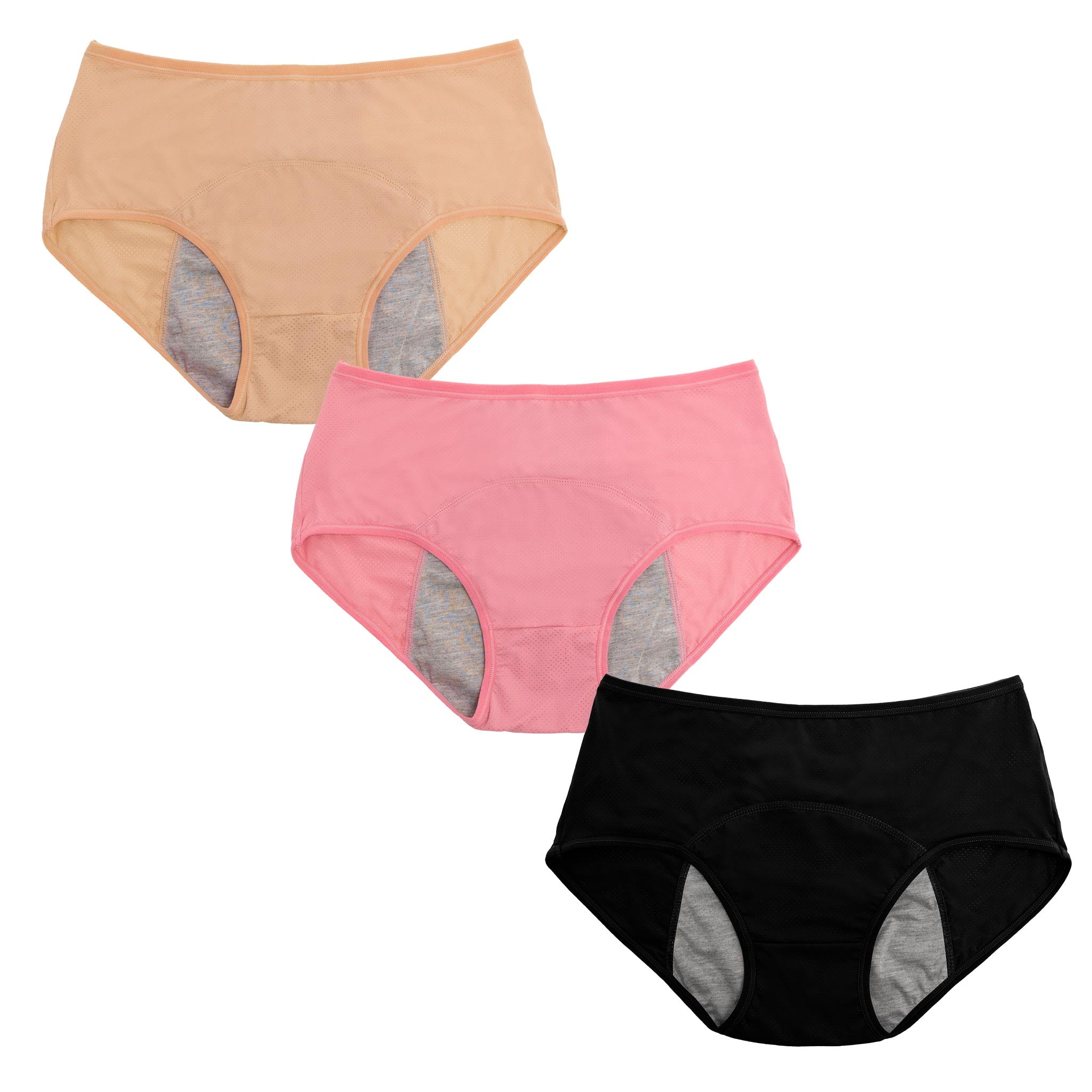3pc High Waist LeakProof Panties – DesignComfort